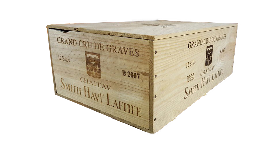 12 Bottle Wine Box With Lid (Branding Longways) Wine Boxes Etc