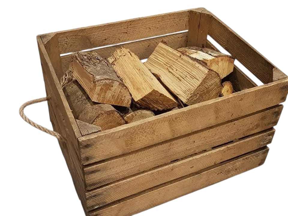 Apple Crate Log Carrier