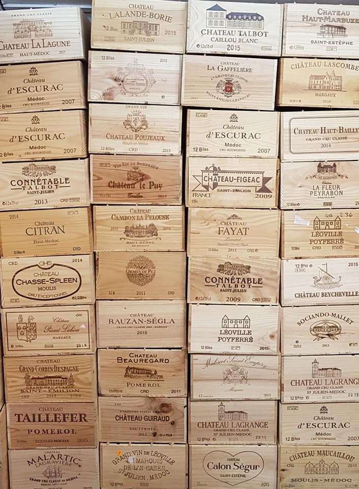 12 bottle size Wooden Wine Box Crate for Vintage Shabby Chic Home Storage 