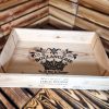 French Wooden Wine box TRAY with handles - Various Designs - Image 8