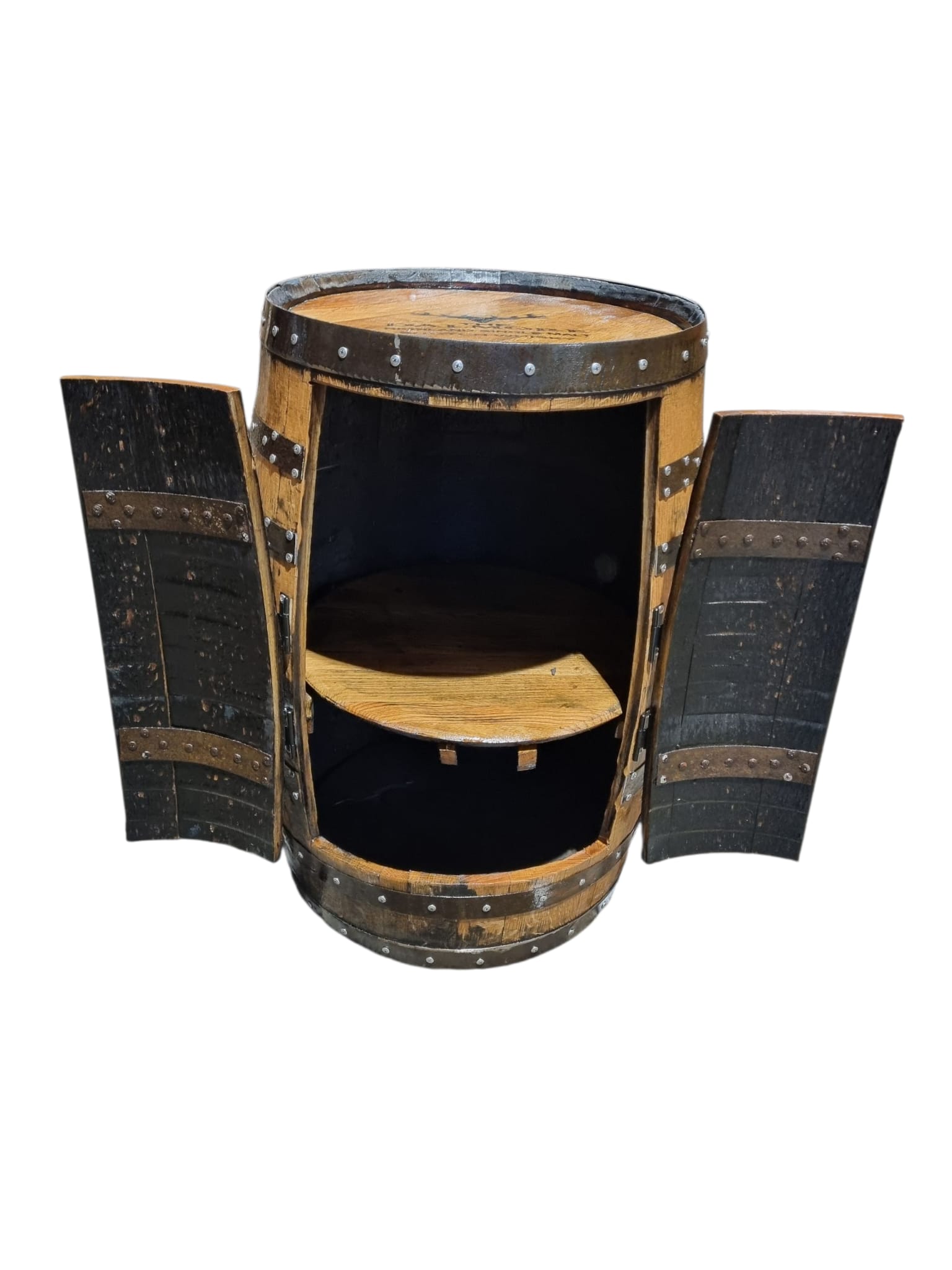 The Dalmore - Barrel Drinks Cabinet with doors - Image 2