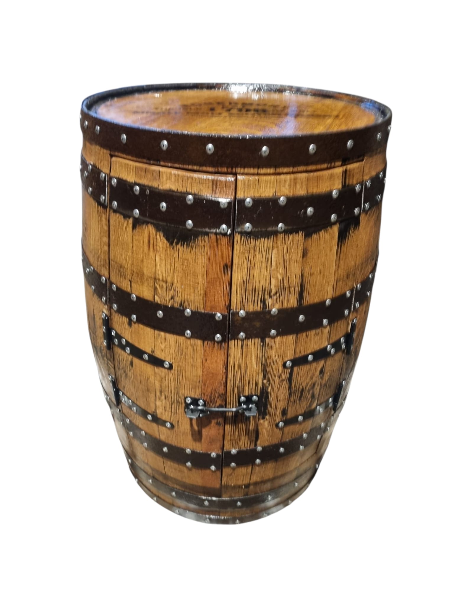 Tobermory Scotch Whisky - Barrel Drinks Cabinet with doors - Image 2