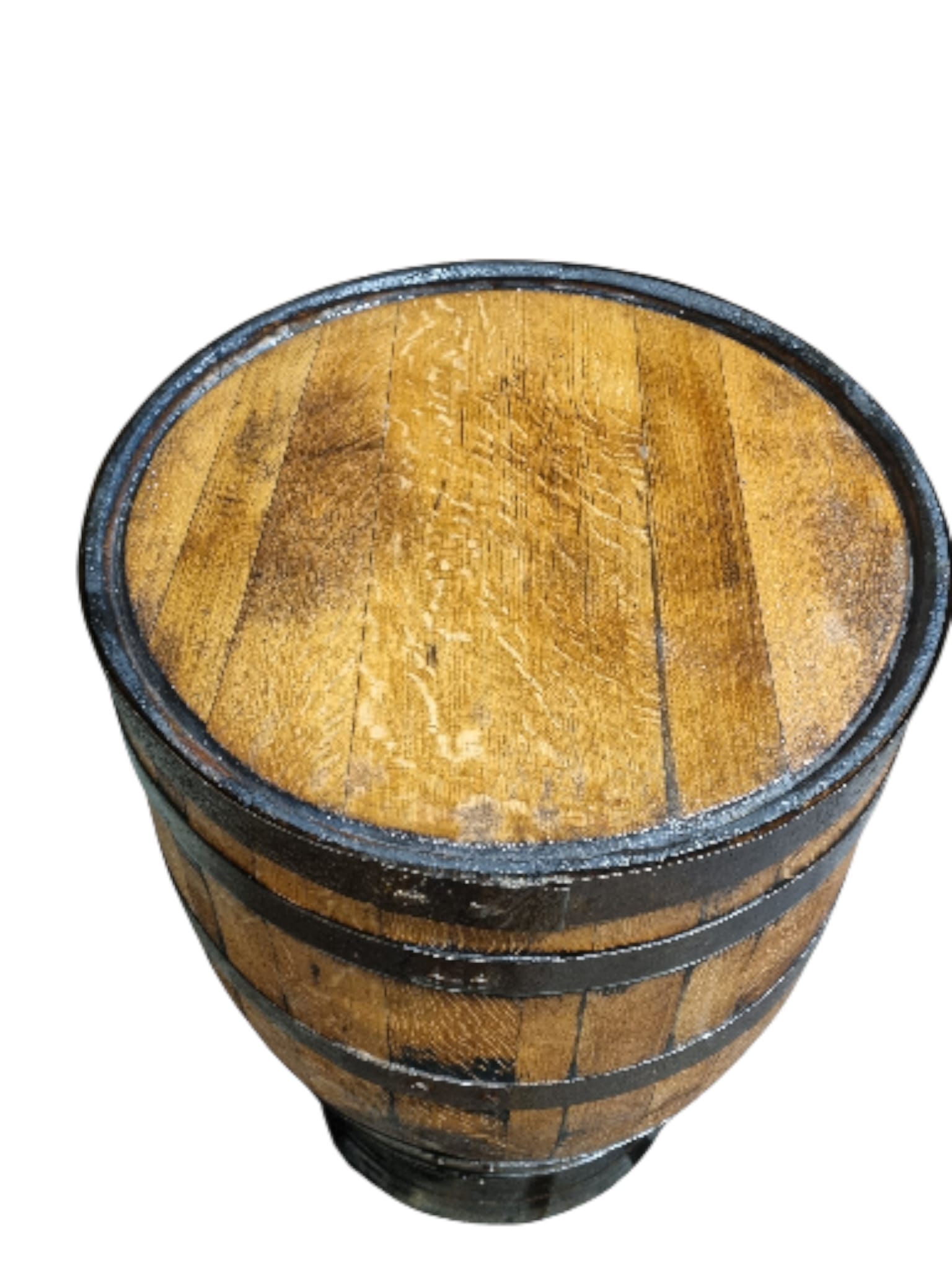 Barrel & Stand - Bar / Pub Garden Patio Table, Sanded and Varnished - Image 3