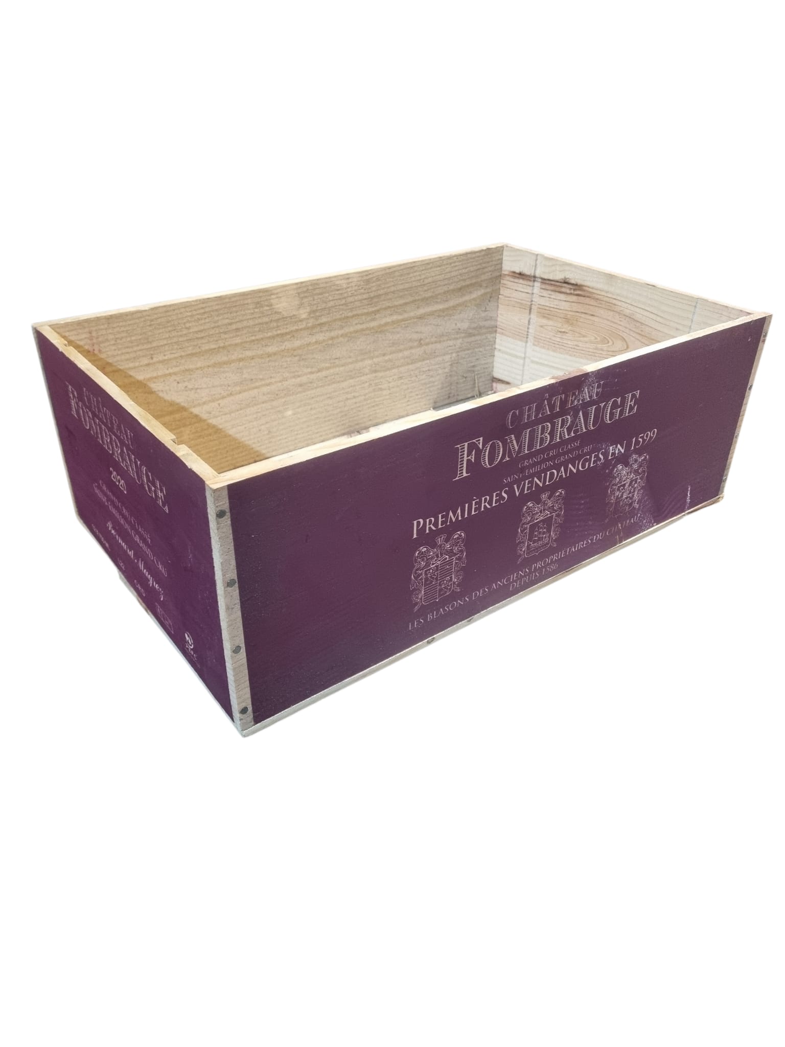 12 Bottle Wine Box - Burgendy / Plum Colour - Image 2